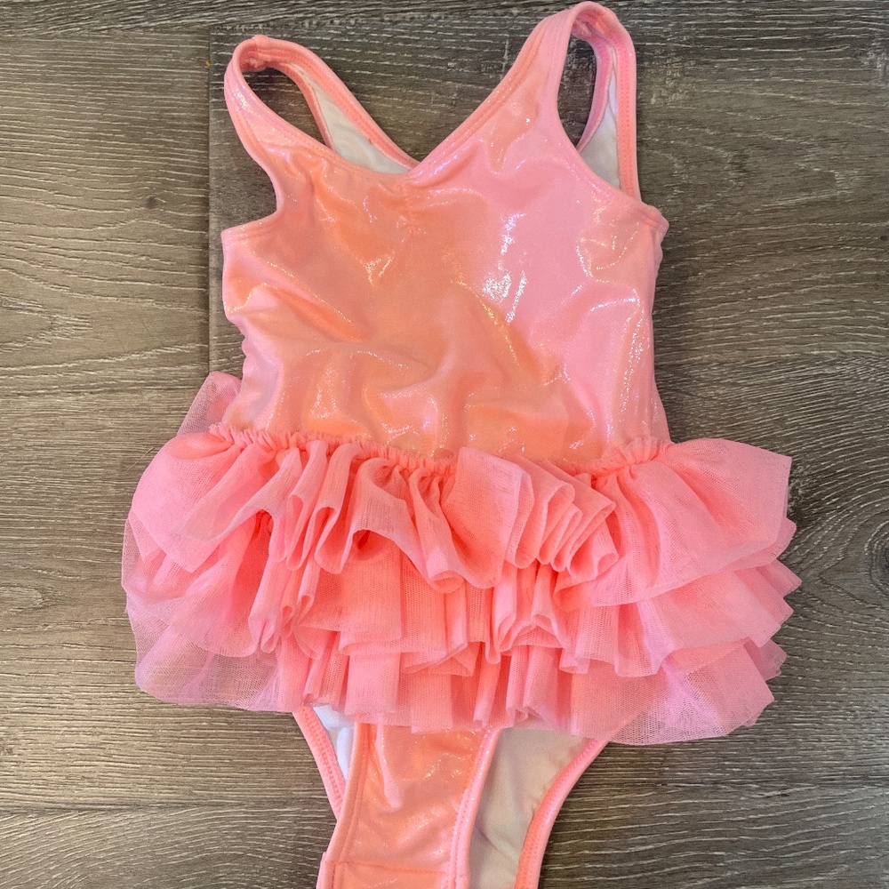 Bundle 2 toddler girl swimsuits - Picture 2 of 3
